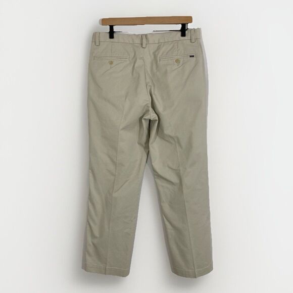 Polo Ralph Lauren Pants Men’s 33x30 Tan Stretch Classic Fit Chino Trousers - Picture 2 of 13